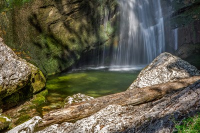 Waterfall in Slovenia